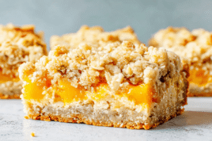 Mango Oatmeal Crumble Bars