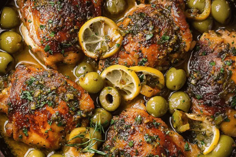 Mediterranean Chicken With Lemons And Olives Recipe