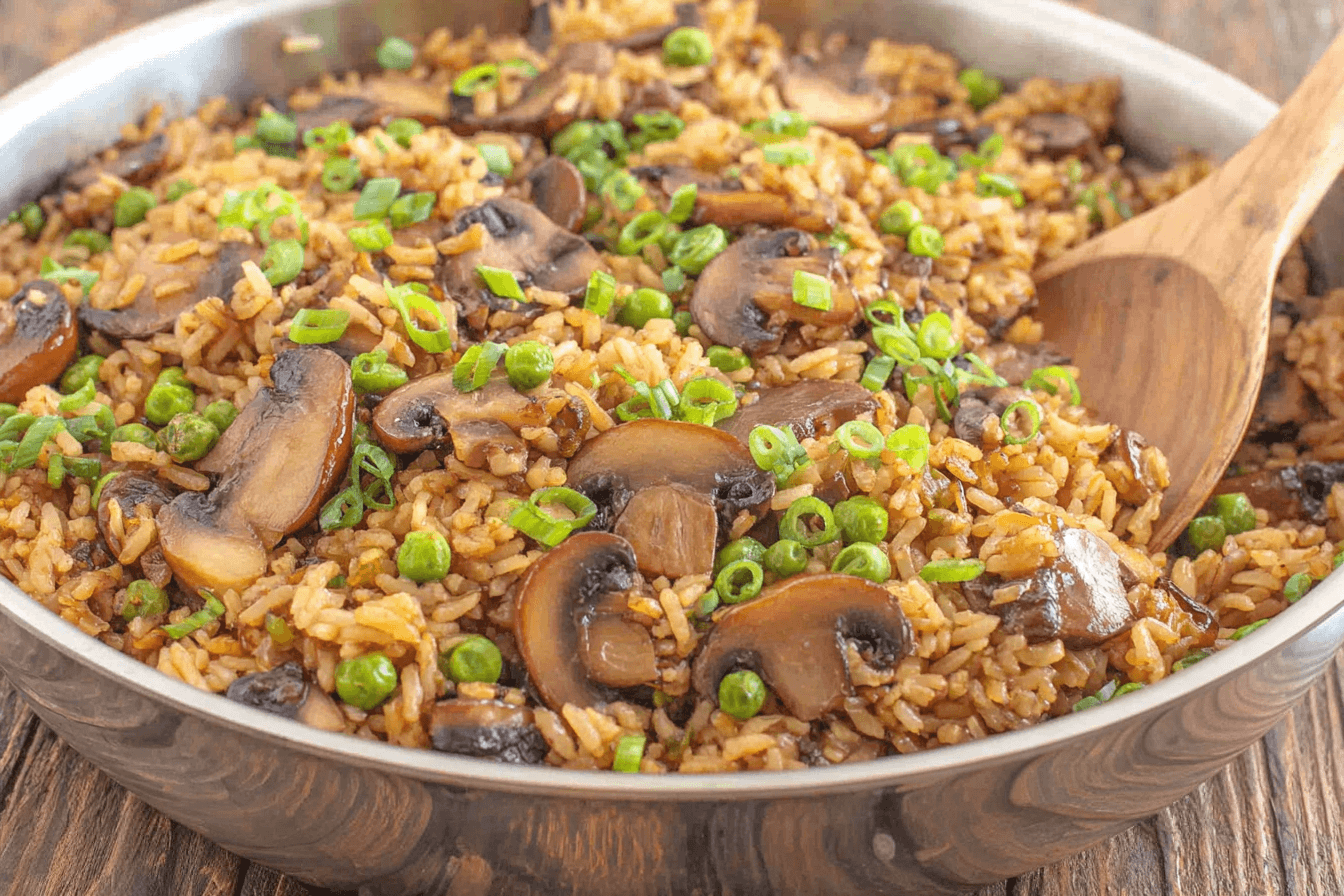 Mushroom Teriyaki Rice Bowl Recipe