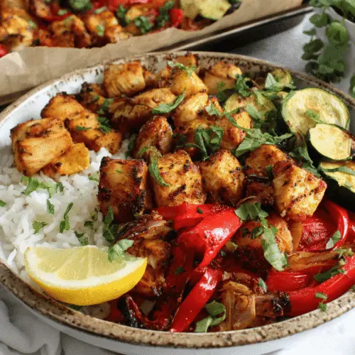 One-Pan Lemon Herb Roasted Chicken & Veggies Recipe