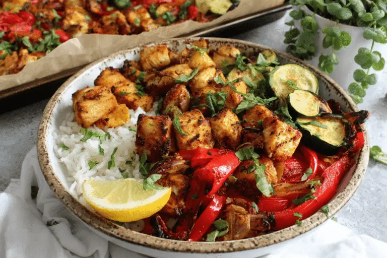 One-Pan Lemon Herb Roasted Chicken & Veggies Recipe