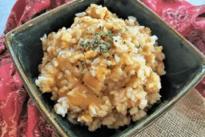 Peanut Butter Coconut Rice Bowl
