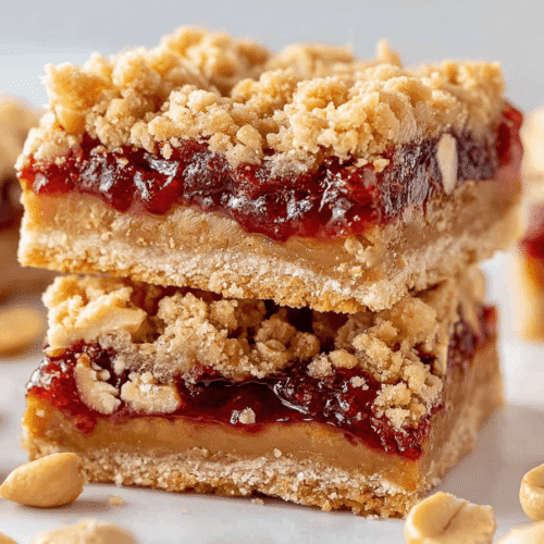 Peanut Butter Strawberry Bars Recipe