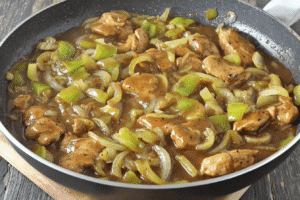 Pepper Chicken And Rice