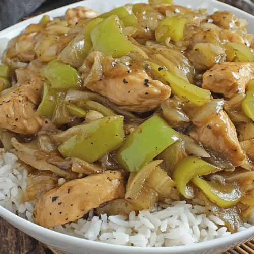 Pepper Chicken And Rice Recipe