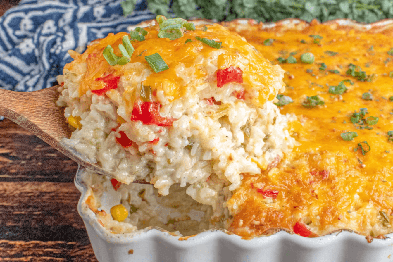 Pepper Jack Rice Bake Recipe