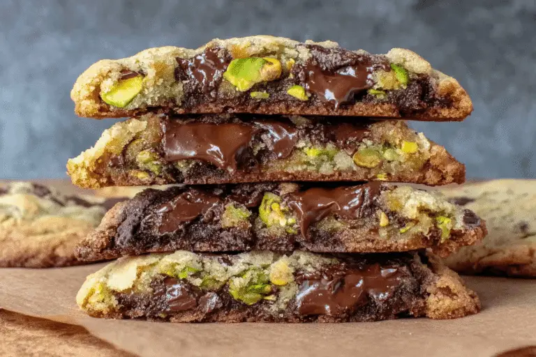 Pistachio Chocolate Chip Cookies Recipe