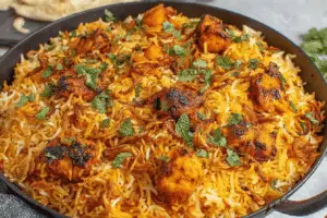 Rich Butter Chicken Biryani
