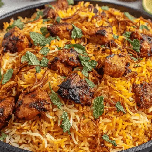 Rich Butter Chicken Biryani Recipe