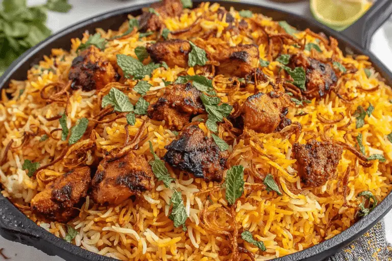 Rich Butter Chicken Biryani Recipe