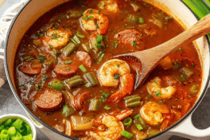 Shrimp And Sausage Gumbo
