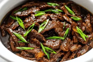Slow Cooker Mongolian Beef