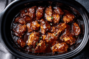 Slow Cooker Sticky Honey Chicken