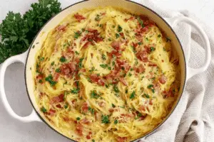Spaghetti Squash Carbonara