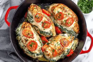 Spinach-Stuffed Chicken Breasts