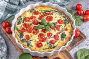 Spinach and Feta Quiche