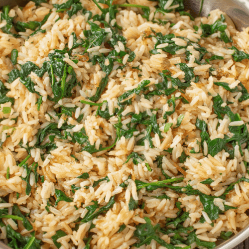 Spinach and Rice Delight Recipe