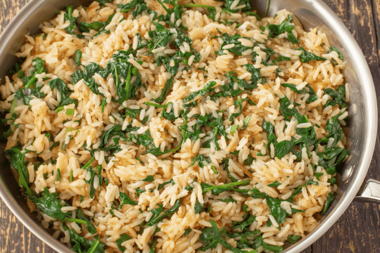 Spinach and Rice Delight Recipe