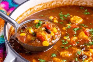 Tamale Soup With Black Beans