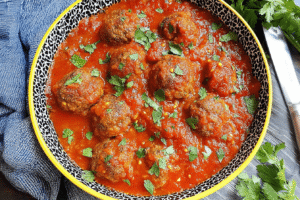 Tomato Sauce and Meatballs