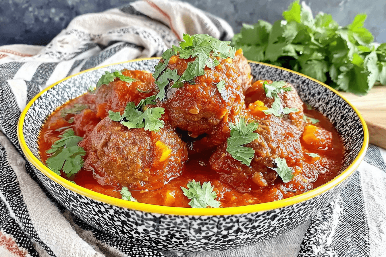 Tomato Sauce and Meatballs Recipe