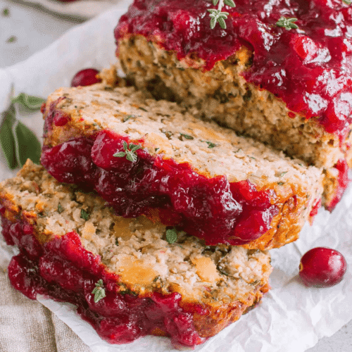 Turkey Meatloaf with Cranberry Sauce Recipe
