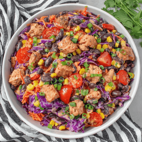 BBQ Chicken Bean Salad Recipe