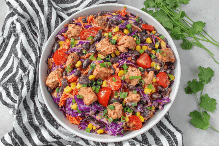 BBQ Chicken Bean Salad Recipe