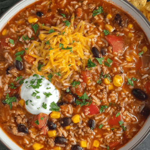Beef Taco Soup Recipe