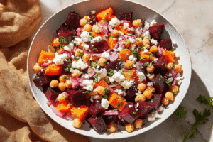 Beet and Chickpea Salad Delight