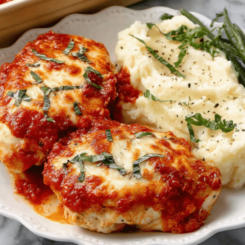 Cheesy Chicken Marinara Bake Recipe