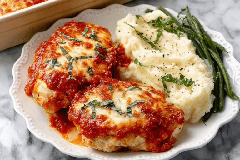 Cheesy Chicken Marinara Bake Recipe