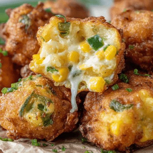 Cheesy Jalapeño Corn Nuggets Recipe