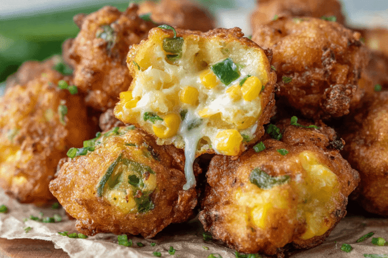 Cheesy Jalapeño Corn Nuggets Recipe