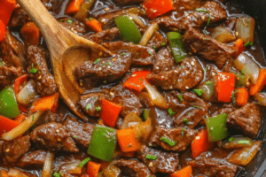 Chinese Pepper Steak With Onions