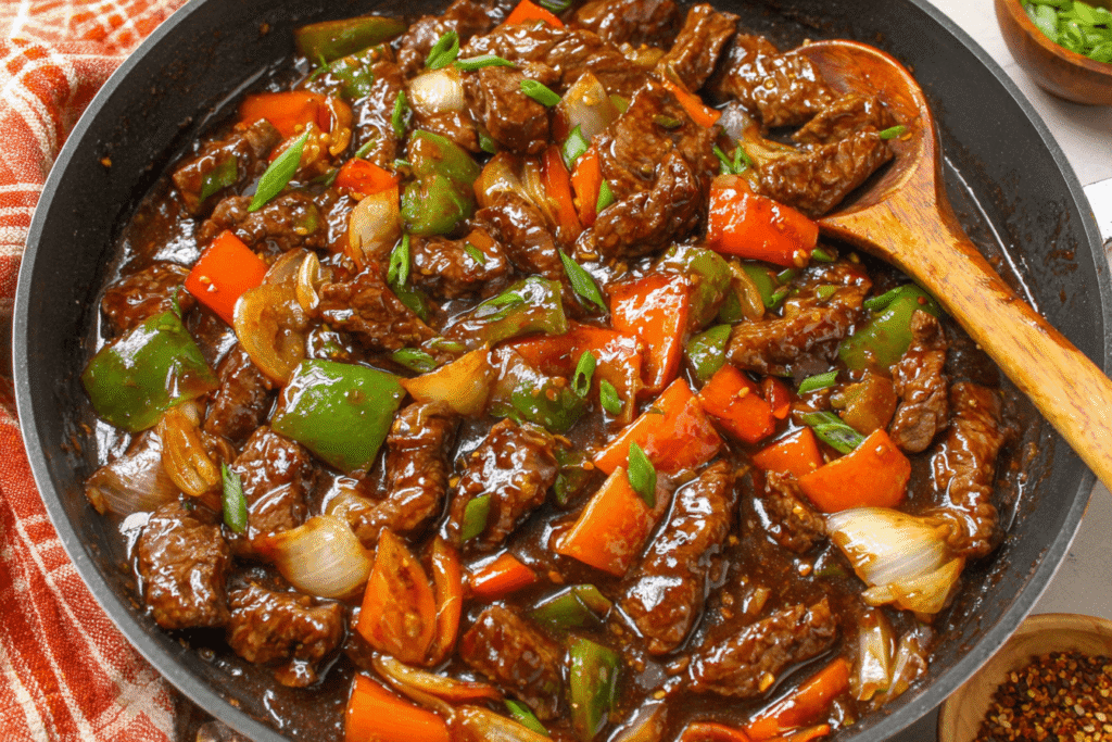 Chinese Pepper Steak With Onions Recipe
