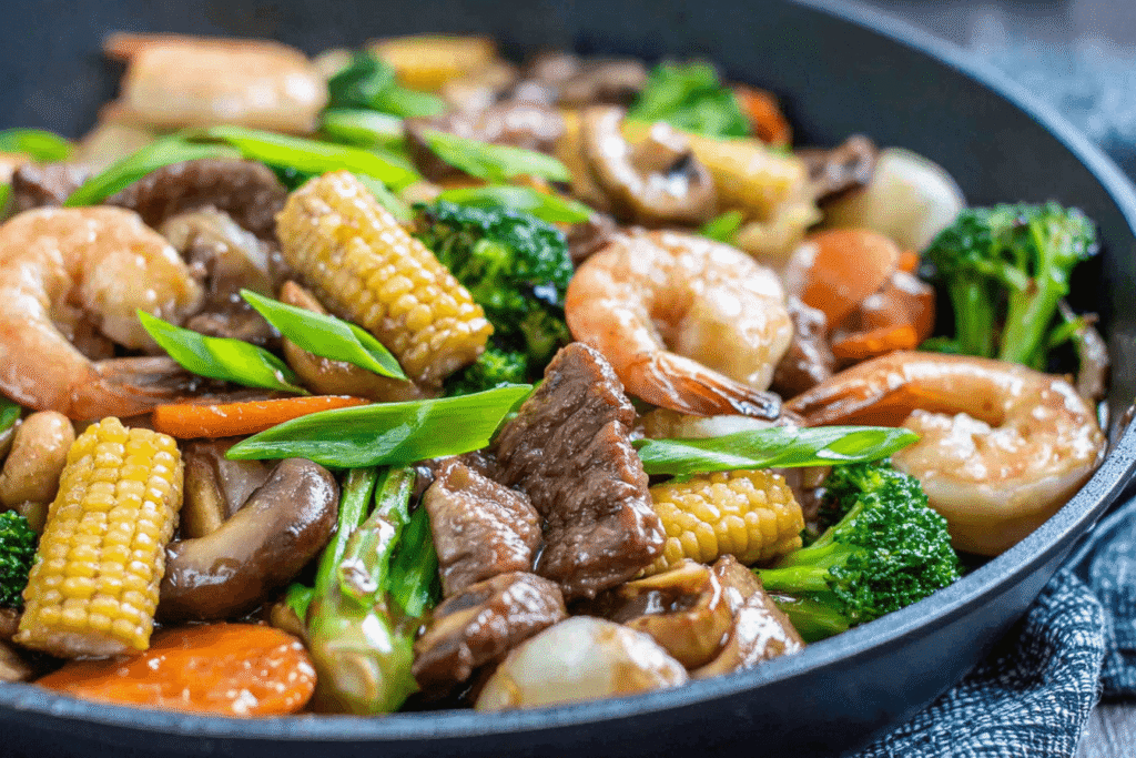 Chinese Takeout Style Happy Family Stir Fry Recipe