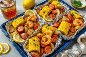 Classic Shrimp Foil Packets In Oven