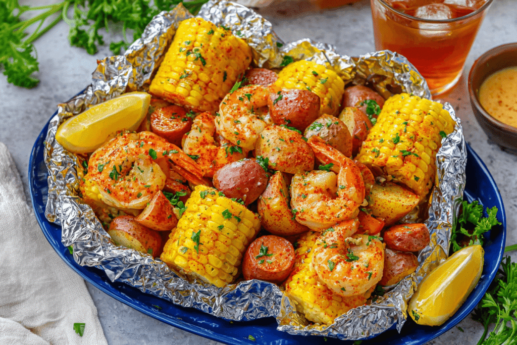 Classic Shrimp Foil Packets In Oven Recipe