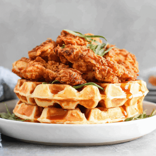 Crispy Fried Chicken and Waffles Recipe