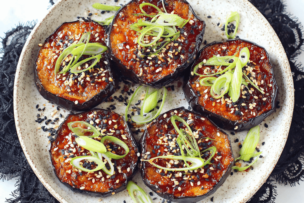 Crispy Miso Glazed Eggplant Recipe