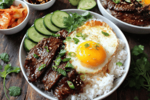 Easy Beef Bulgogi Bowls