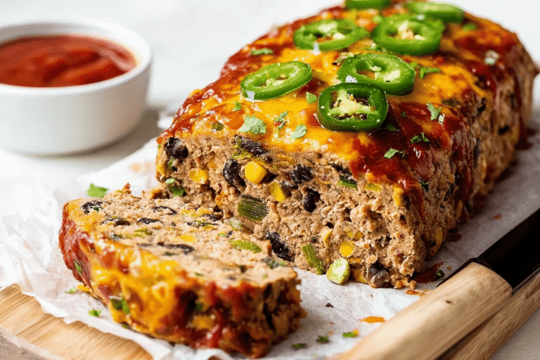 Enchilada Turkey Meatloaf Recipe