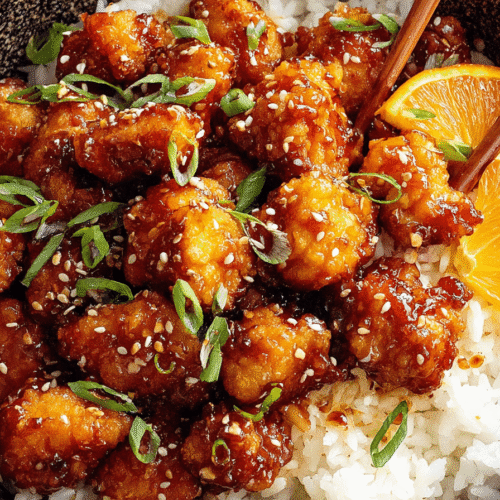 Healthy Air Fryer Orange Chicken Recipe