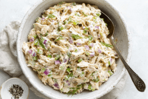 High Protein Cottage Cheese Chicken Salad