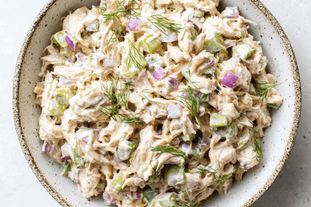 High Protein Cottage Cheese Chicken Salad Recipe