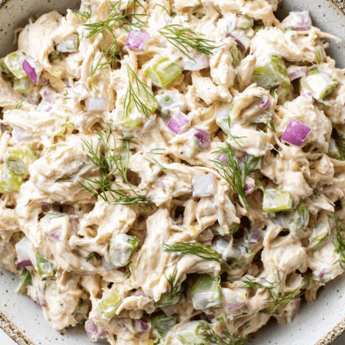 High Protein Cottage Cheese Chicken Salad Recipe