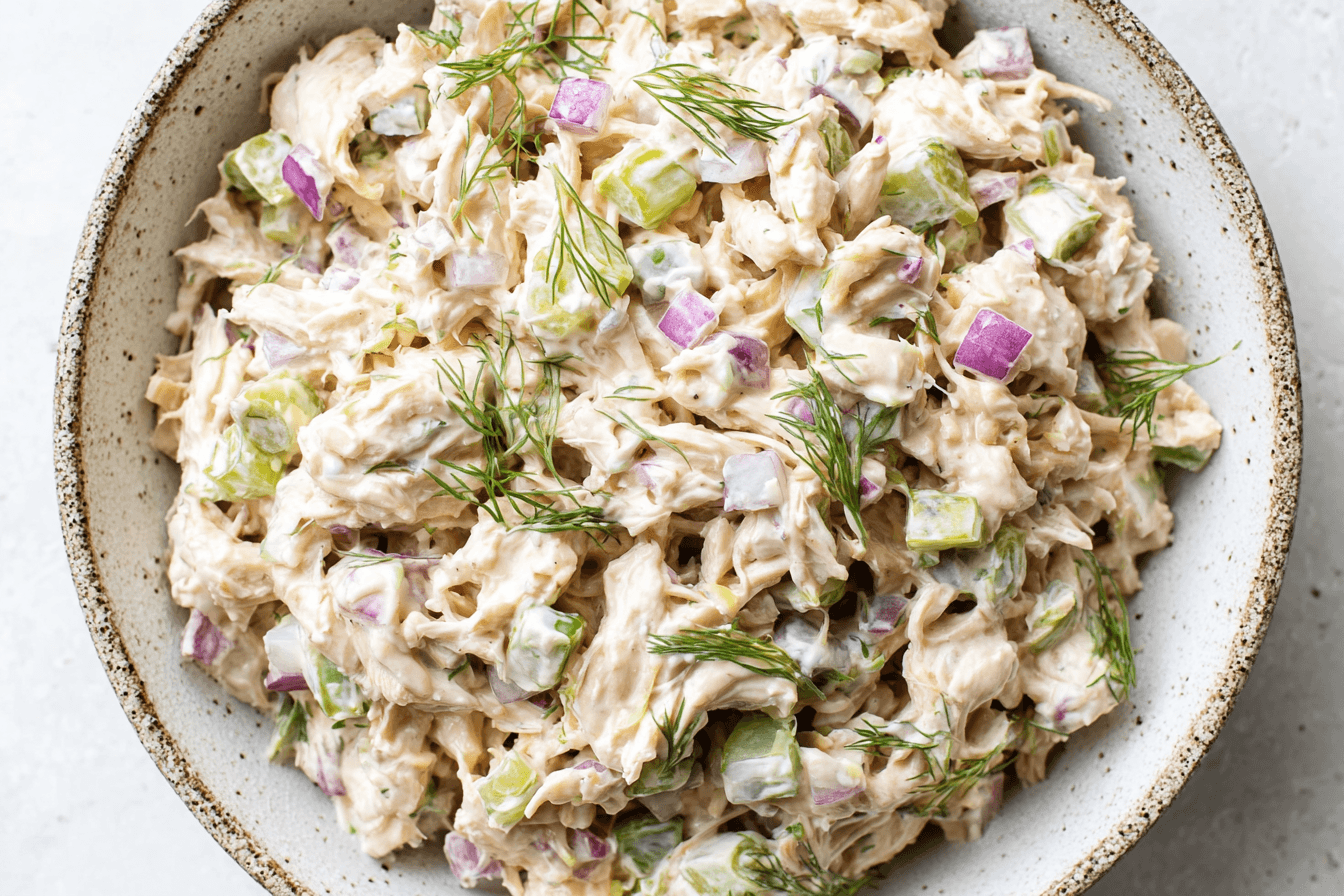 High Protein Cottage Cheese Chicken Salad Recipe