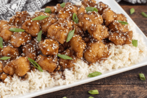 High Protein Sesame Chicken