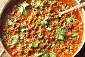 Indian Ground Beef Curry